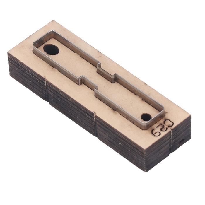 Matrice De Découpe Du Cuir, Pendentif Cloche Avec Motif De Trou Moule De Poinconnage En Bois En Alliage Pour Lartisanat Bricolage 92141808