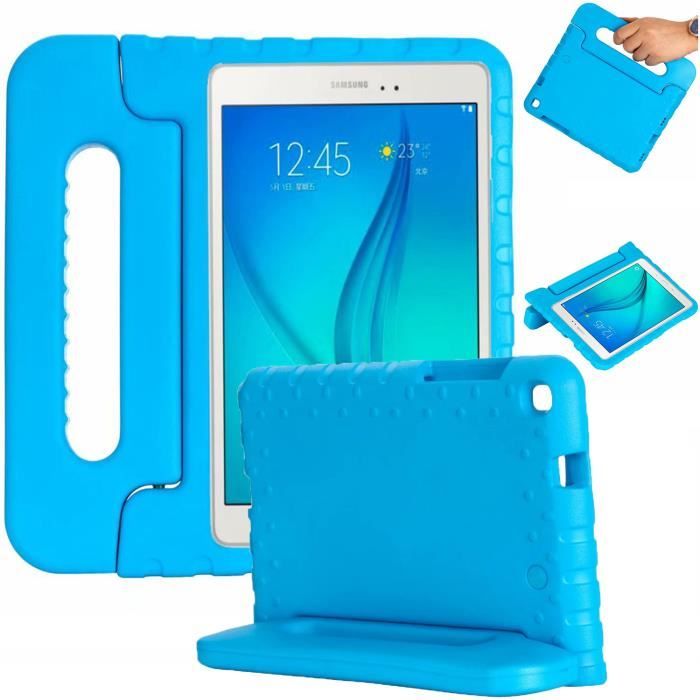 Enfants Coque Samsung Galaxy Tab S5e SM-T720 Etui de Protection, avec  Poignée Support EVA Antichoc Housse Galaxy Tab S5e 10.5 Bleu