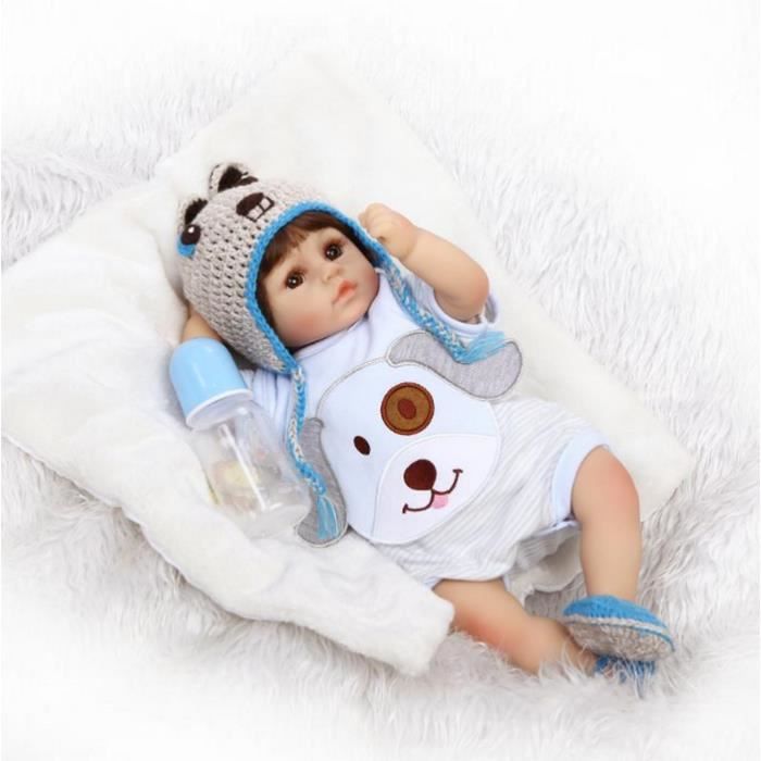 Silicone Reborn Poupees 47cm Faux Bebe Poupee Reborn Pour Enfants Cdiscount Jeux Jouets