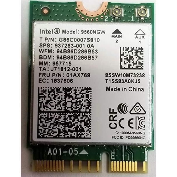 Intel Wireless ac 9560