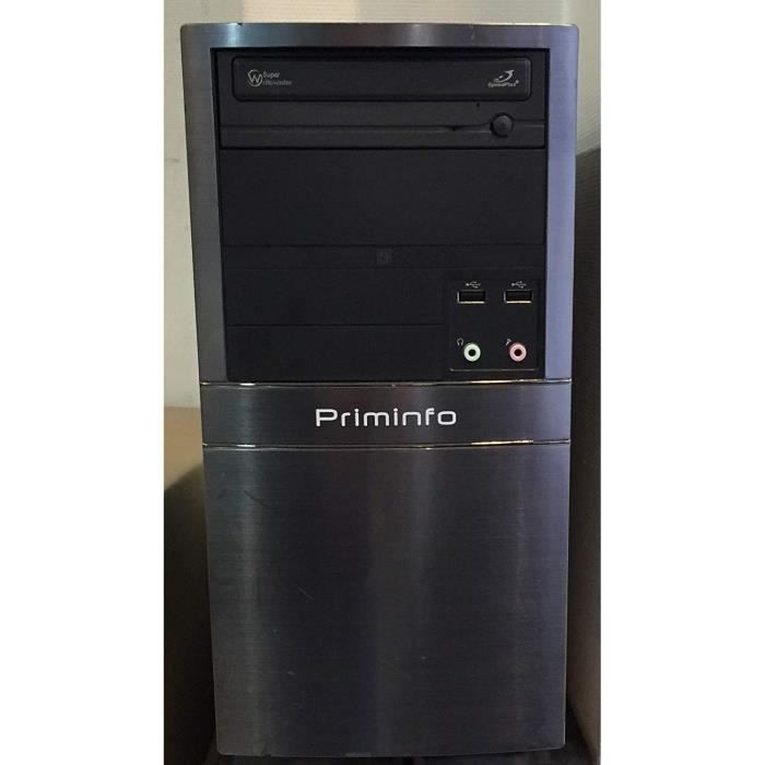 Ordinateur de Bureau - Tour PC PRIMINFO (Intel® Core™ i5 2400 3.10GHz - 4Go DDR3-320Go Sata 7200rpm - DVD/RW - USB 3.0 - Windows 7