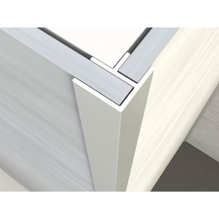Jacob Delafon Profilé d'angle extérieur Panolux redécoupable chromé