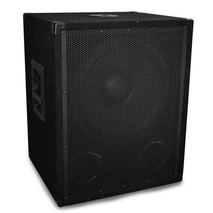 Caisson de basse Subwoofer passif GLEMM SUB3015 PRO 15 / 38cm - 600W - Entrées Speakon / RCA et fiche bananes Sono DJ