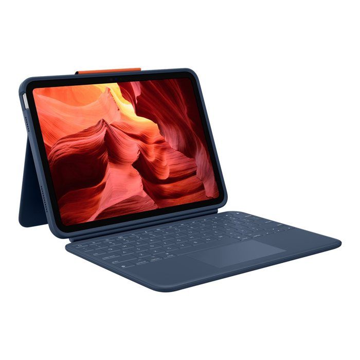 Logitech Rugged Combo 4 Touch Clavier et étui avec trackpad Apple Smart connector pour Apple 10.9 inch iPad 10ème génération