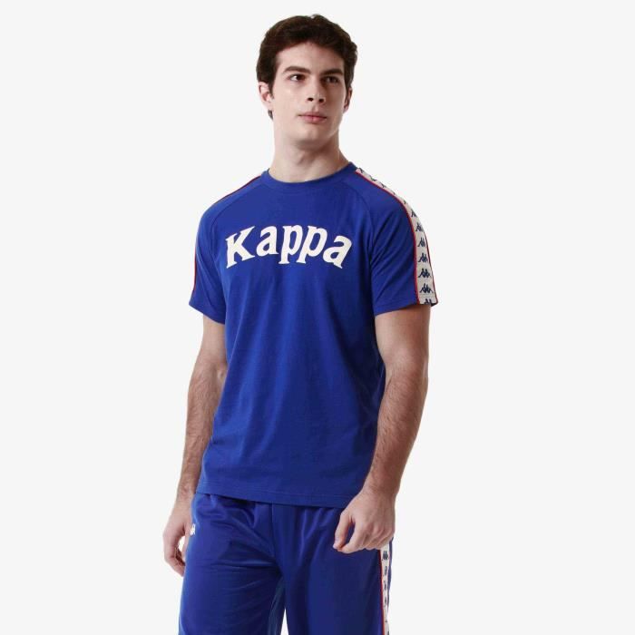 T-shirt 222 Banda Balima pour Homme - Bleu blanc rouge T-shirt 222 Banda Balima pour Homme - Bleu blanc rouge