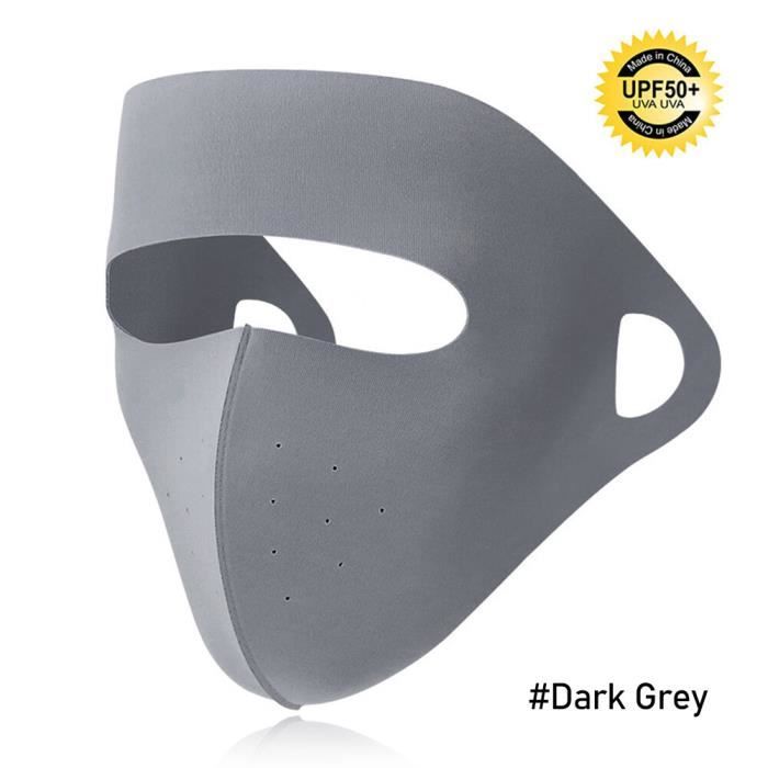 2 Masques Coupe-Vent En Soie Glacée - Protection UV/Anti-poussière - Sport/Plein Air