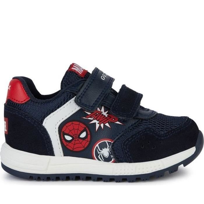 Geox Baskets Geox B453CB 022FU C0735 Bleu Garçon - Lacets - Enfant - Synthétique