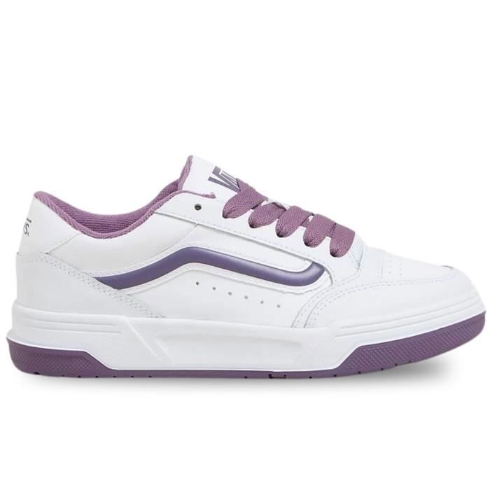 Chaussures Vans Hylane pour Femme Blanc Lacets Textile Blanc