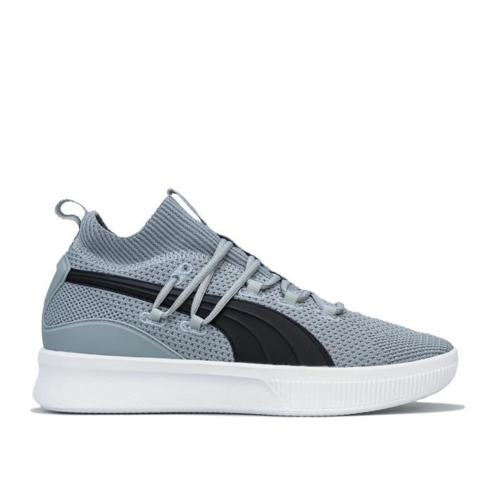 puma clyde blanche homme