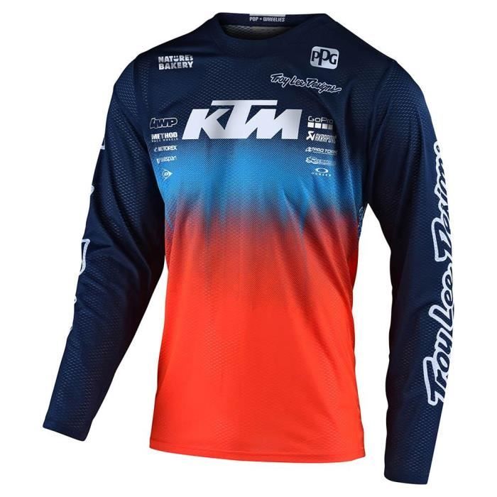 Maillot de cyclisme à manches longues vélo de route VTT séchage rapide Motocross KTM Team Clothing