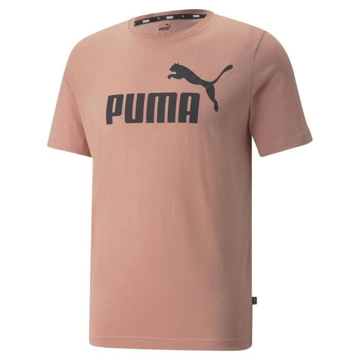 Puma T Shirt Homme logotype Rose Cdiscount Pr t Porter