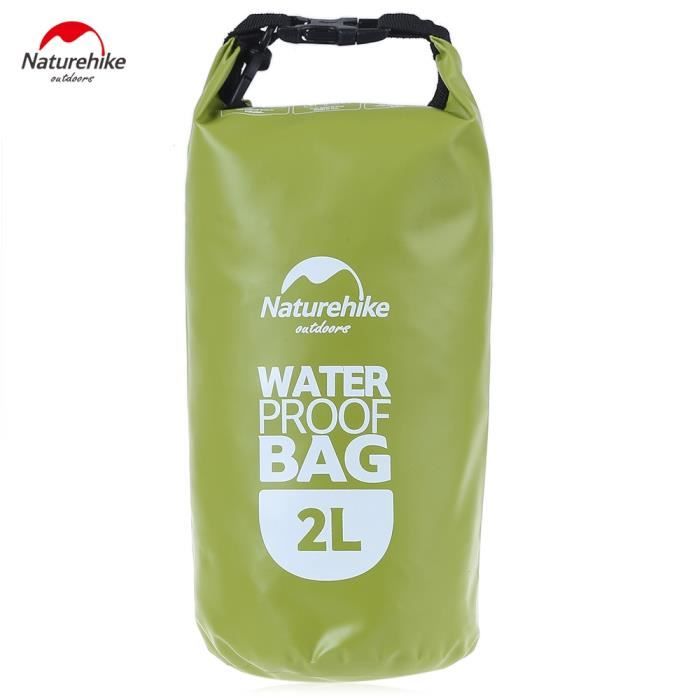 NatureHike étanche Dry Bag Sac de rangement léger Roll Top Sac pour plage, kayak, randonnée