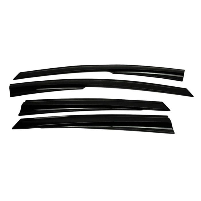 Déflecteurs De Vent Pluie D'air pour Ford Focus III 2011-2018 4pcs Acryl Noir