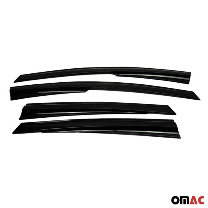 Lot De 2 Déflecteurs D'air Acrylique Pour Mercedes Vito/Viano W639 (2003-2014) - Fumé