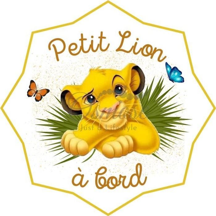 Le Petit Roi Lion ♥ StarStick – Stickers avec nom