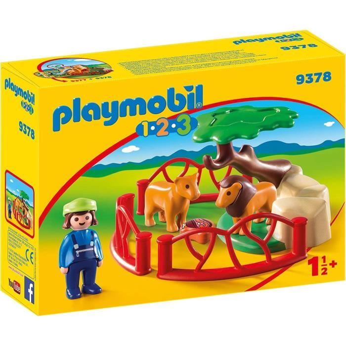 playmobil 1 2 3 parc animalier