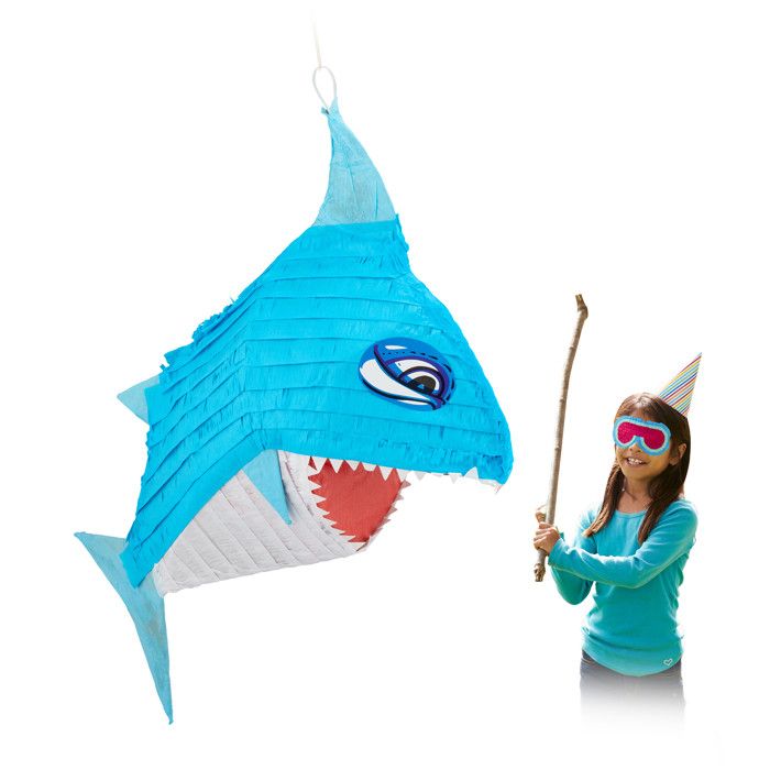 Jeu Fête à Suspendre Relaxdays Piñata Cochon Rose En Papier - 43cm