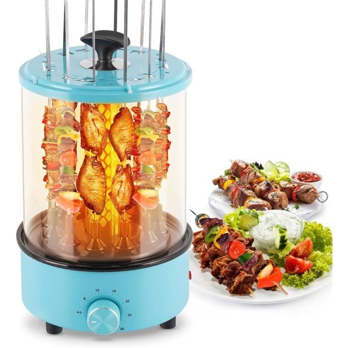 Machine à Kebab Manuelle – Presse à Brochettes Kebab Turc En ABS Alimentaire, Idéale Camping, Barbecue & Pique-Nique
