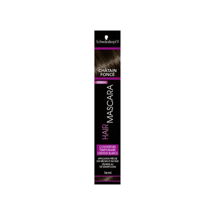 SCHWARZKOPF Hair Mascara Coloration Racines Temporaire Châtain