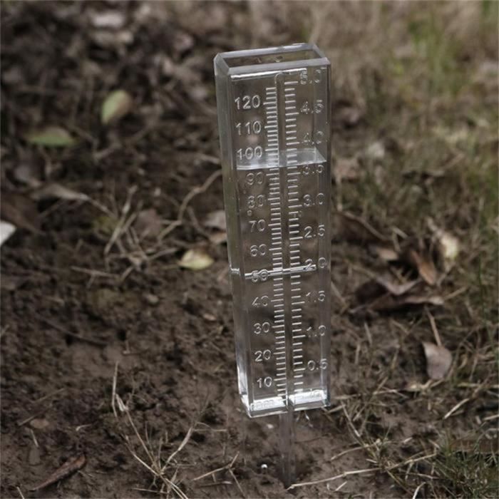 Thermometer World Jauge De Pluie Pour Le Jardin Pour Surveiller Les Précipitations – Jauge De Mesure De La Pluie Facile à Lire, Parfaite Pour L' Extérieur, Le Jardin, La Pelouse, Le Sol, L'humidité