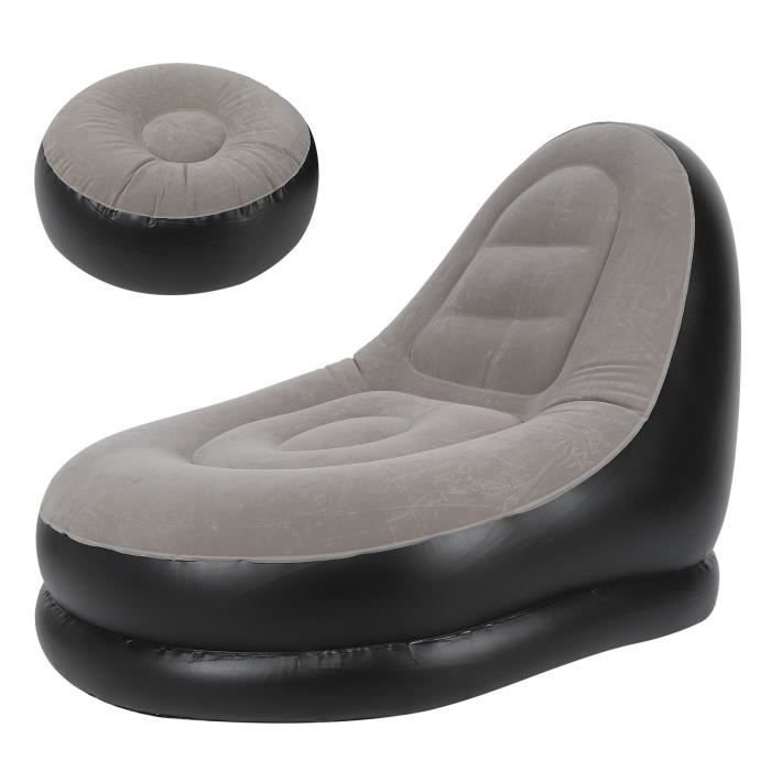 Canapé-Lit Canapé Gonflable Avec Repose-Pieds, Fauteuil Inclinable Pliant Pour Salon, Balcon