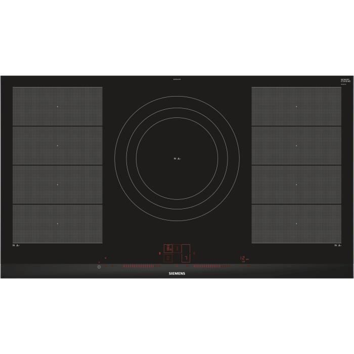 Table de cuisson induction SIEMENS EX975LVV1E Noir