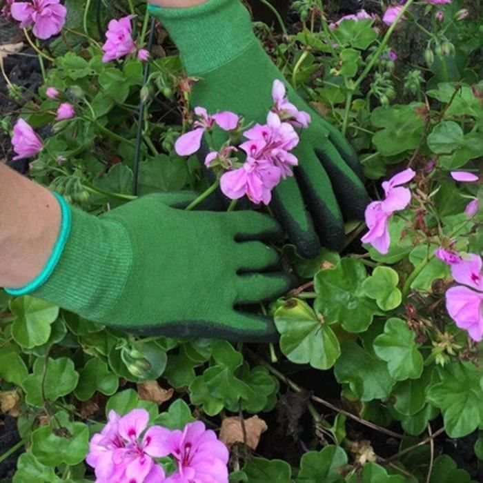 Lot De 3 Gants De Jardin Digz En Jersey De Coton - Orange, Taille L - Parfait Pour Le Jardinage, Le Désherbage Et Les Travaux Extérieurs