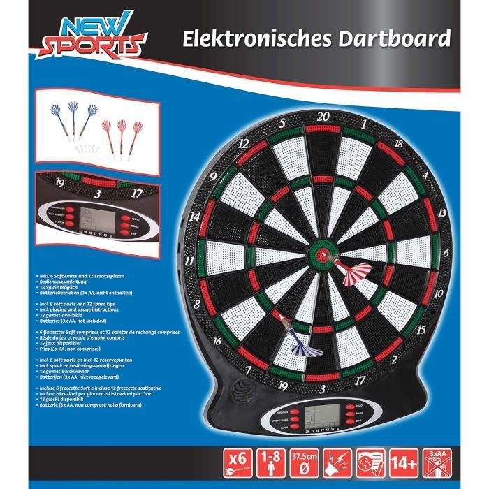 Jeu de fléchettes électronique Dartona CB-160 Cabinett- Cible de