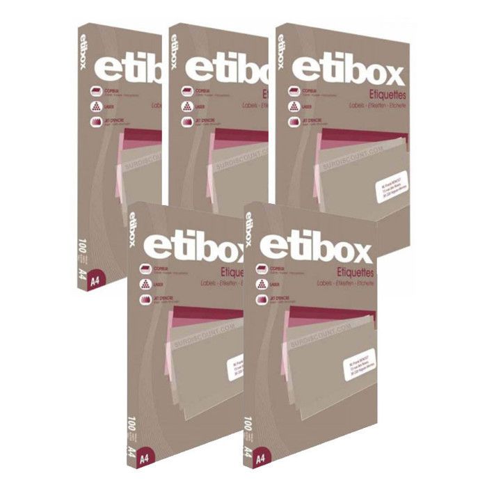Lot De 10 Boîtes étiquettes Etibox Apli 119763 - 1400 étiquettes Par Boîte - Neuf