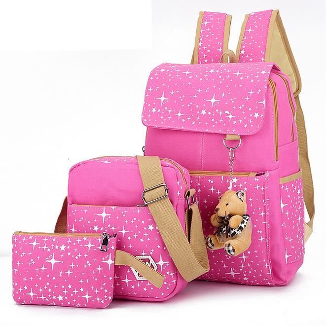 Sac à Dos pour College Fille pour Scolaire Ado Style Loisir (Rose) - Achat  / Vente sacoche 8854251627972 - Prolongation Soldes Cdiscount