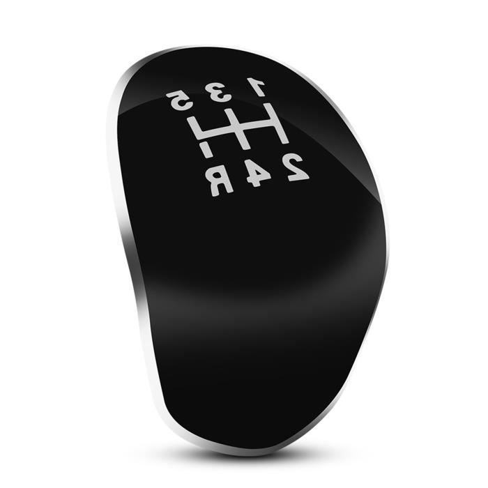 Capuchon De Pommeau De Vitesse 5 Vitesses Noir ABS - Compatible Ford Fiesta, Focus - Remplacement Pièce D'origine - 7