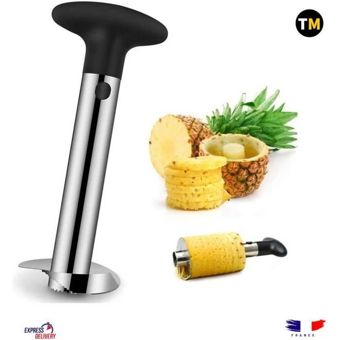 Machne à éplucher les ananas automatque - YouTube
