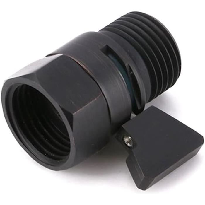 Raccord Pivotant Pour Pommeau De Douche - Laiton, Réglable à 23°, Filetage G1/2 - Noir/argent/brossé