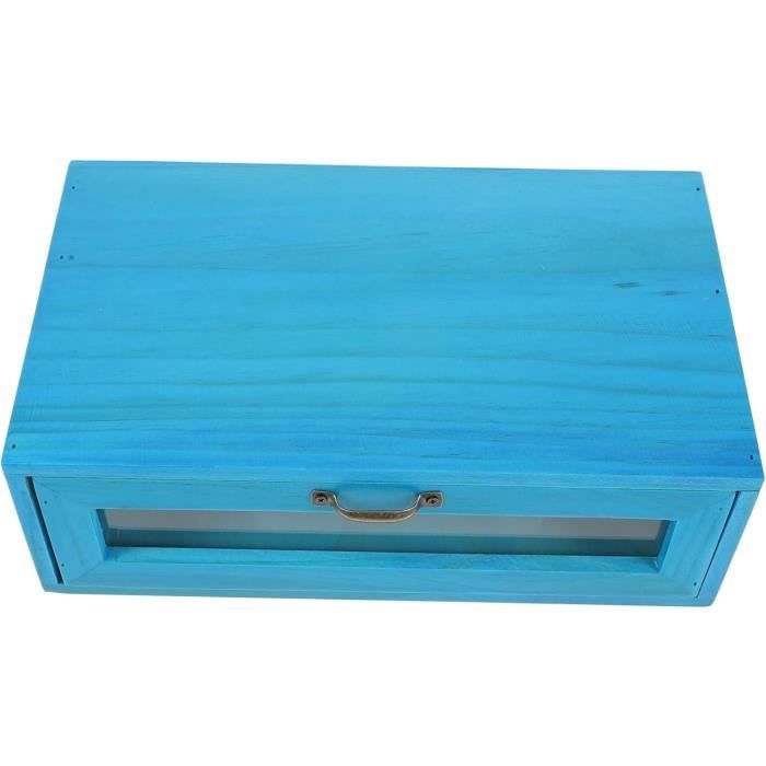 Support Écran Bois Scandinave - Pour TV/Ordinateur - Bureau Surélevé 54,5x22,5cm