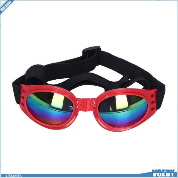 Meilleurs prix pour VGEBY Lunettes de soleil pliables pour animaux de compagnie VGEBY Lunettes de soleil pour animaux de animalerie manteau Rouge