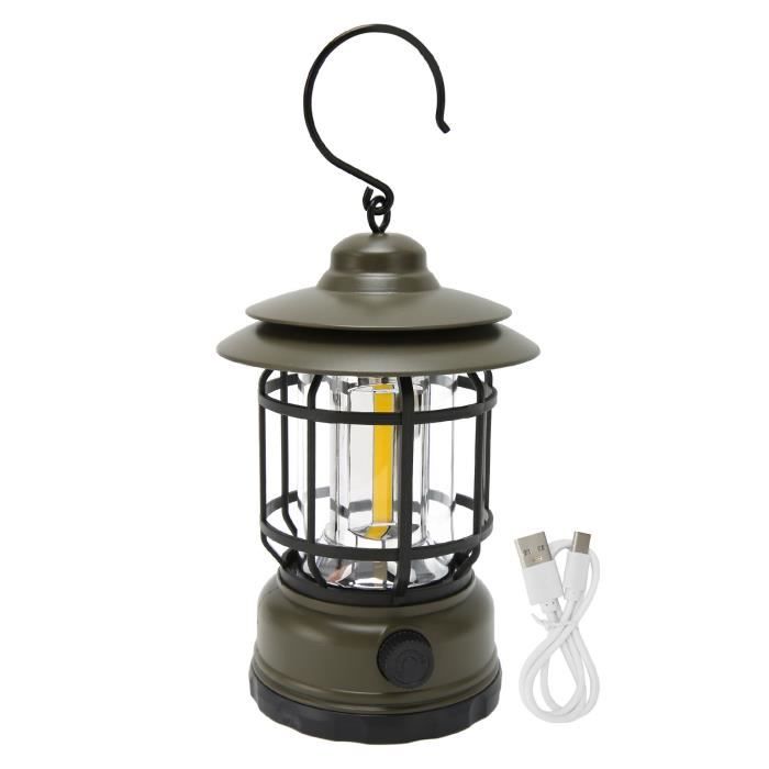 Lampe De Camping étanche Rechargeable – Crochet, 4 Modes, Pied Magnétique, Batterie Longue Durée, Pour Tente, Pêche Et Panne De Courant