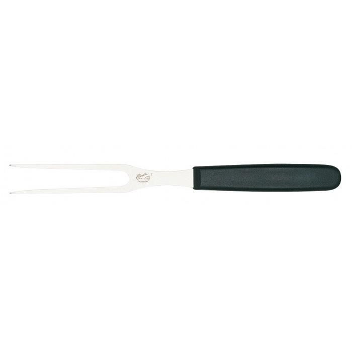 Fourchette à Découper Viande 2 Dents En Acier Inoxydable - Avec Ouvre-bouteille, Poignée Ergonomique, 20,5 Cm