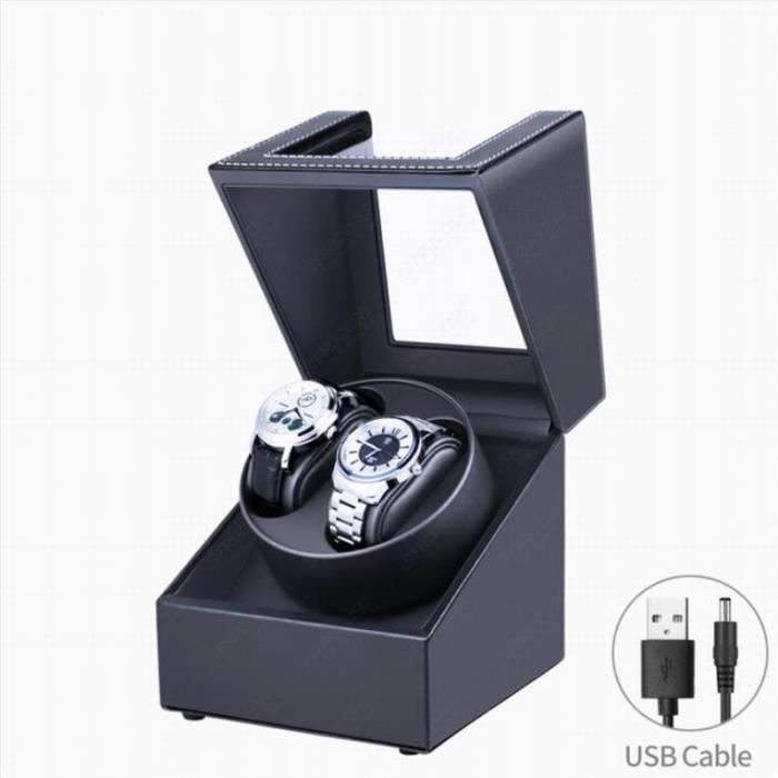 Boîte de montre en PU VITATA Boîte de montre à remontage