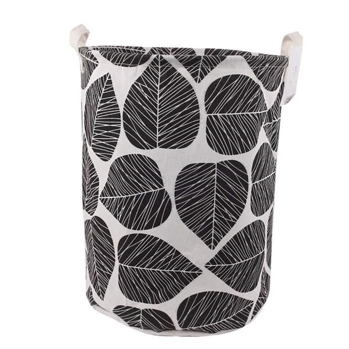 Panier à Linge Pliable NEWSTYLE Grand Format Gris Étoiles - Organiseur Vêtements Et Jouets