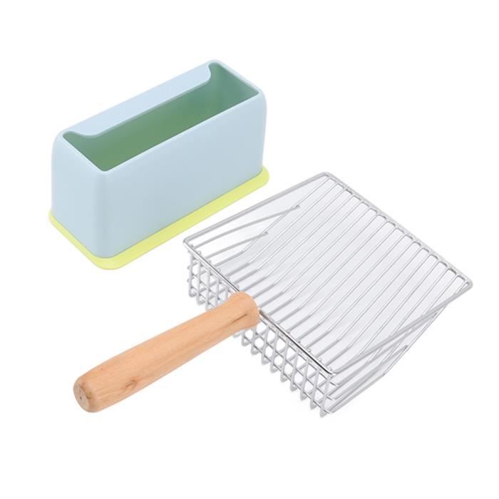 Meilleurs prix pour Pelle à litière pour chat - Vvikizy - Corps polyvalent en acier inoxydable - Durable