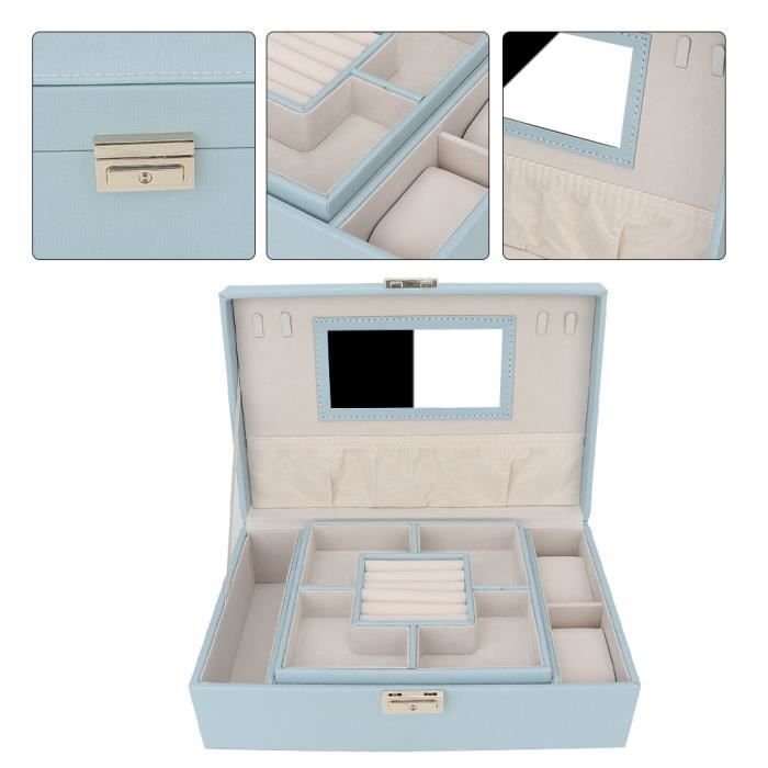 Boîte De Rangement à Fermeture Magnétique - Dimensions 21x21x33 Cm Pour Bijoux (colliers, Bagues...)