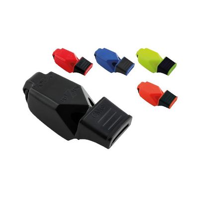 Lot De 12 Sifflets Plastiques – Noir, Rouge, Blanc, Bleu