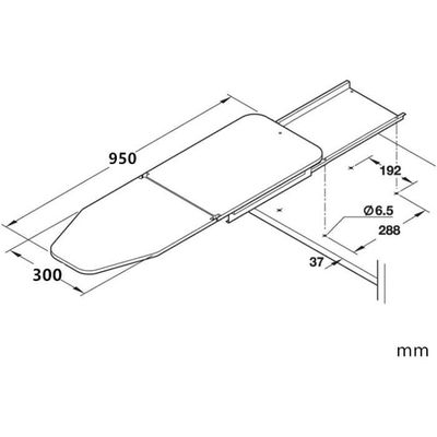 Planche à Repasser Pliable Xisulay 107 Cm - Blanche, Réglable, Gain De Place