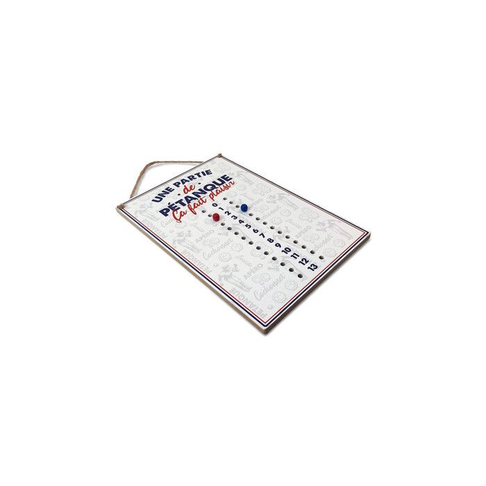 Compteur de points pétanque de 0 à 13 points en pvc