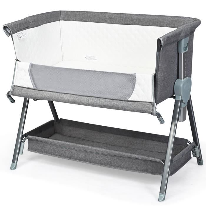 Lit Cododo Bébé Réglable Hauteur Inclinable Rangement Lit Cododo Besrey Réglable - Berceau Bébé Avec Rangement 6 Mois-9kg Cododo Bebe