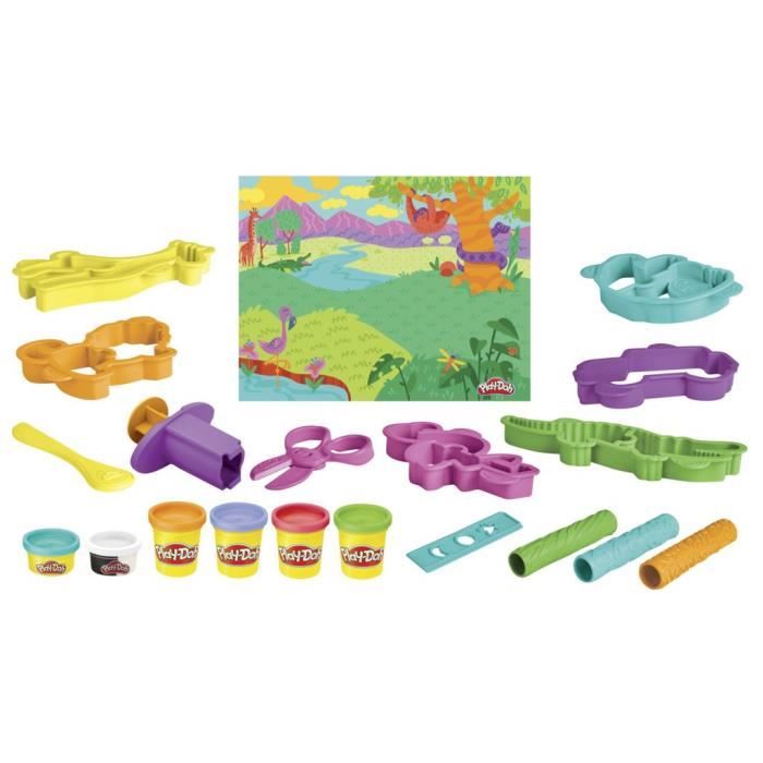 Coffret pâte à modeler Play-Doh Créations : Mon super café - Jeux et Coffret pâte à modeler Play-Doh Créations : Mon super café - Jeux et