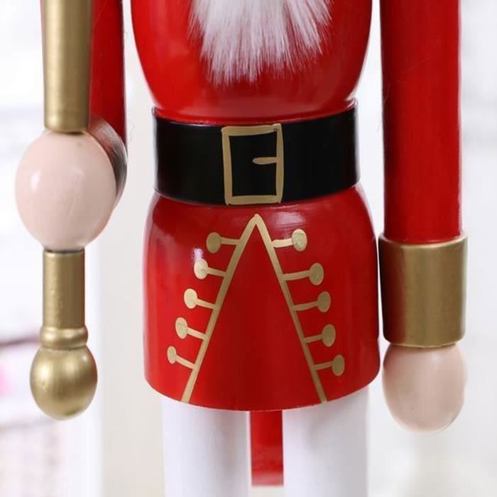 Casse-noisette Soldat Vintage 36cm - Allemagne 1985 - Déco Noël Bois Fait Main