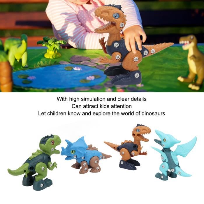 Sanlebi Dinosaures Jouet - Réaliste Figurine Dinosaure Ensemble Mod Ensemble Animaux Jouet Jeux Educatif Jouets Pour Enfan Amz