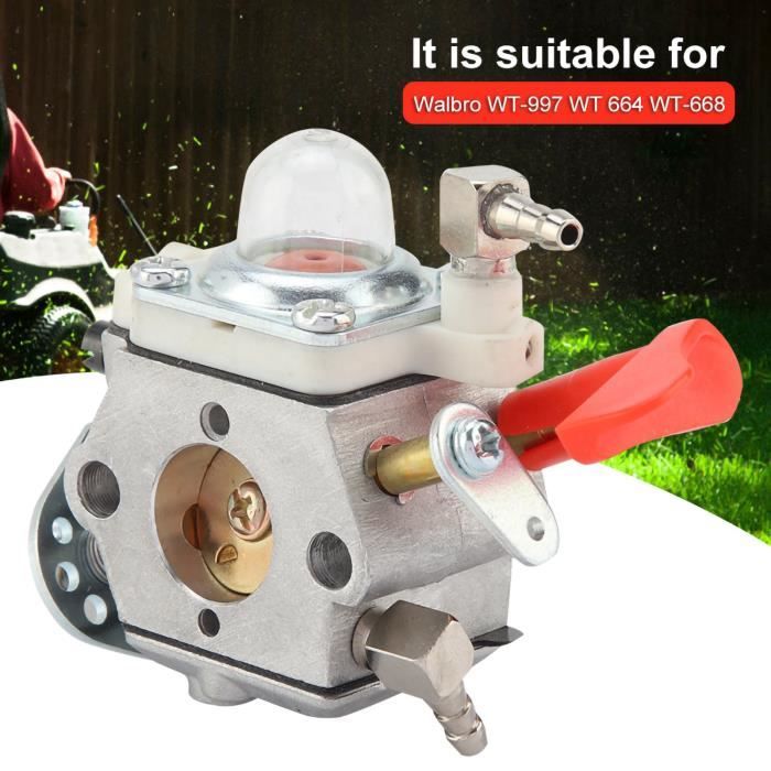 Carburateur de Tondeuse Compatible avec Walbro WT-997 WT-668 WT-664 23-30.5CC Moteurs Carburateur de Tondeuse Compatible avec Walbro WT-997 WT-668 WT-664 23-30.5CC Moteurs