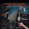 Chargeur de voiture - OEMG - Portable - Qi 15W - Détection automatique sans fil - Clip Air Vent - Clip Car Phone Holder-2
